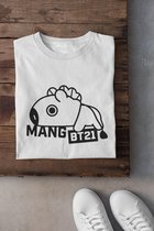 BT21 BTS J-Hope Mang T-Shirt | Cute Kpop Merchandise | Bangtan Boys Army | Schattige Paard | Wit Maat XL