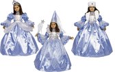 Ciao S.r.l Kostuumset Prinses 3-in-1 Meisjes Polyester Blauw Maat 110-116