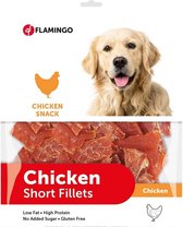 Flamingo hondensnack Chick'n snack kort 800gr. Let op: 1 zakje van 800 gram!