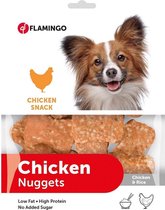 Flamingo hondensnack Chick'n snack-cooked ricebone 400gr. Let op: 1 zakje van 400 gram!