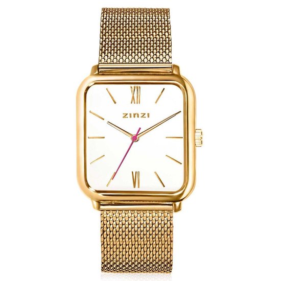 bol.com | ZINZI horloge ZIW807M Square Roman + gratis armband t.w.v. €29,95