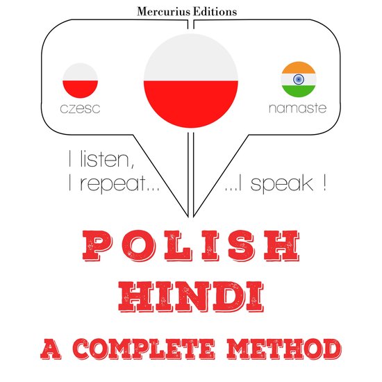 Polski - hindi: kompletna metoda - cover