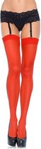 Stockings Jarratelkousen Jarratelgordel Panty Dames Sexy Ondergoed - Rood - 100% nylon - Leg Avenue®