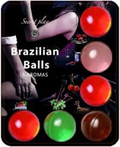 Glijmiddel Waterbasis Siliconen Easyglide Massage Olie Erotisch Seksspeeltjes - Brazilian Balls - Set van 6 - Secretplay®