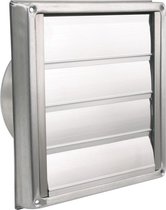 Wovar Lamellenrooster 125 mm RVS Vierkant - Per Stuk