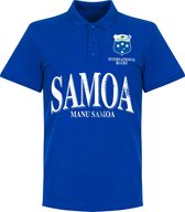 Samoa Rugby Polo - Blauw - XL