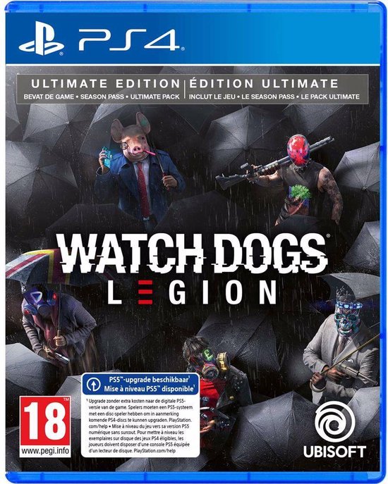 Fokken melk wit Alarmerend Watch Dogs Legion Videogame - Ultimate Edition - Actie - PS4 | Games |  bol.com