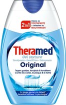 12x Theramed Tandpasta 2 in 1 Original 75 ml