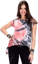 Cipo & Baxx T-Shirt im angesagten Batik-Look