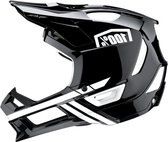 100% Helmet MTB Trajecta With Fidlock - Zwart-wit - L
