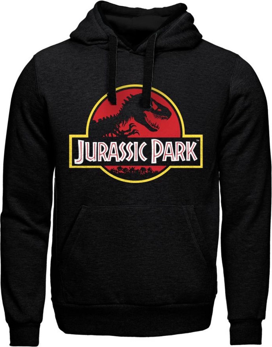 Jurassic Park - Logo Hoodie Zwart M