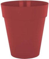 ARTEVASI Capri bloempot hoog - 56 cm - Donkerrood