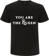 You are the queen heren t-shirt | koningin | koninginnendag | koningklijk | cadeau | Zwart