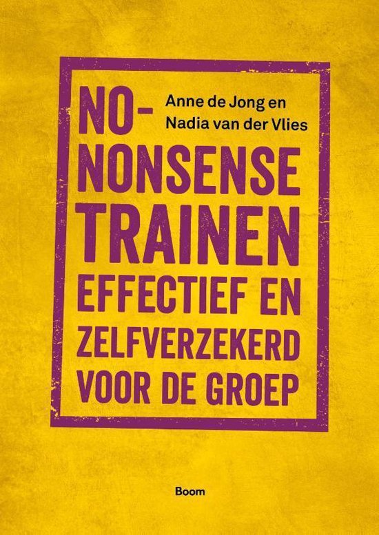 No-nonsense trainen - cover