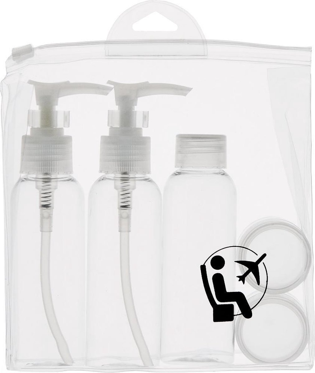 Inter-Vion Set - Travel Cosmetic Container Kit Subvariable Set Of Conceptors On Cosmetics 5Pcs