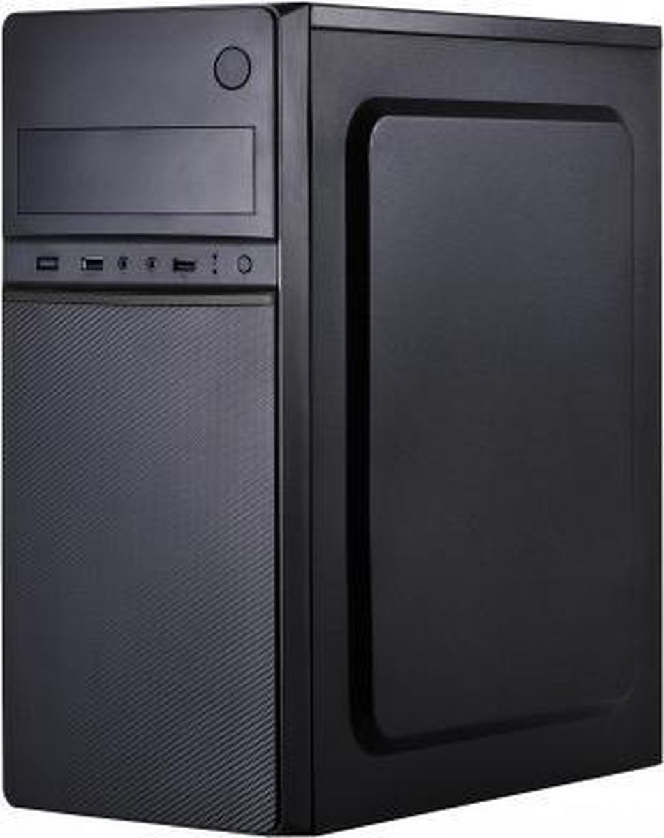 Spire Supreme 1531 PC Behuizing - zwart - computer behuizing - 500W ATX voeding - USB 3.0