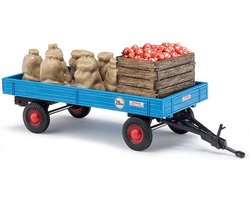 Busch 44995 H0 Aanhanger Aanhangwagen met lading appels
