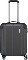 Travelite Handbagage Harde Koffer / Trolley / Reiskoffer - 55 x 40 x 20 cm - City - Grijs