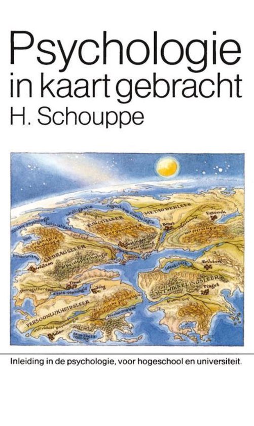 Cover van het boek 'Psychologie in kaart gebracht' van H. Schouppe