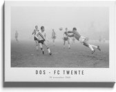 Walljar - DOS - FC Twente '69 - Zwart wit poster met lijst