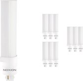 Voordeelpak 10x Noxion Lucent LED PL-C EM 9.5W 830 | Warm Wit - 2-Pin - Vervangt 26W.
