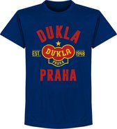 Dukla Praag Established T-Shirt - Blauw - XXL