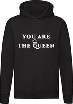 You are the queen sweater | koningin | koningklijk | koninginnensdag | cadeau | unisex | capuchon