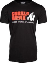 Gorilla Wear Classic T-shirt - Zwart - L
