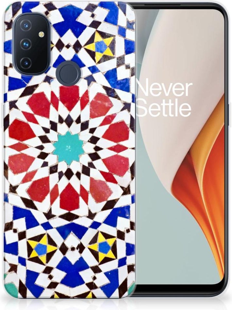 OnePlus Nord N100 TPU Siliconen Hoesje Mozaïek