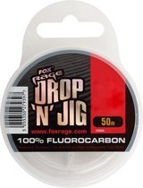 Fox Rage Drop 'n' Jig Fluorocarbon - Onderlijnmateriaal - 0.20mm - 3.08kg - Transparant