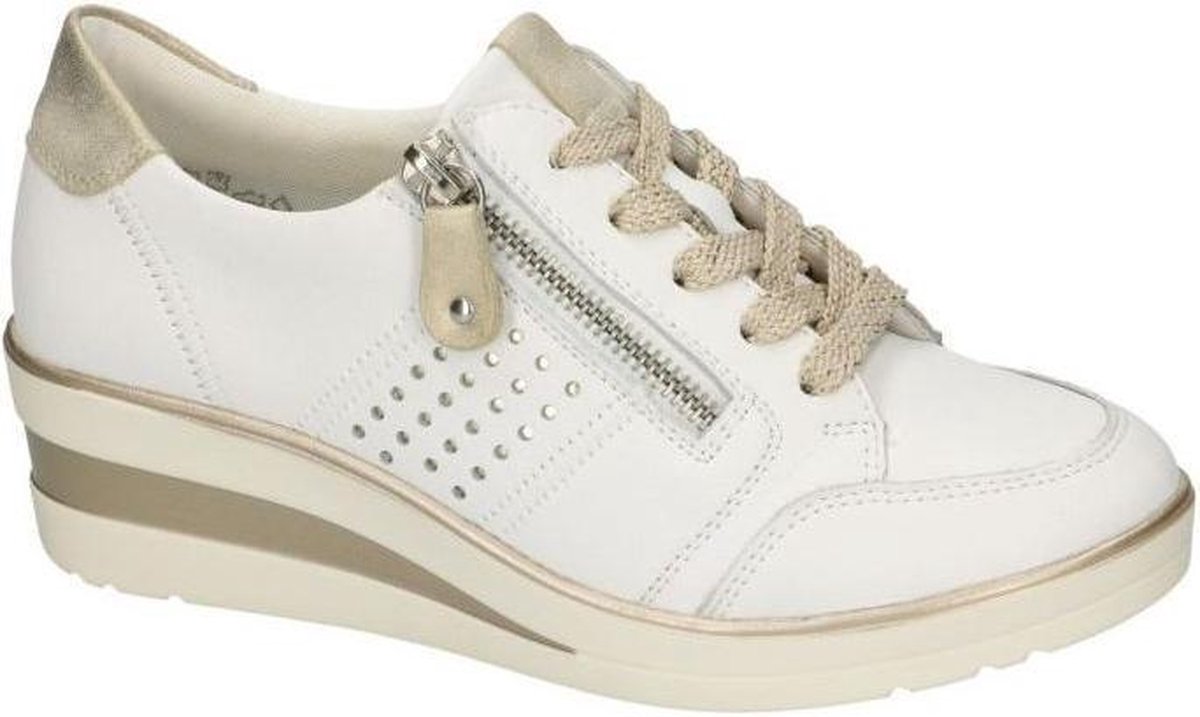 Remonte -Dames wit sneaker-sportief maat 38 - Schoenen.nl