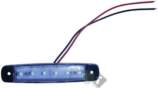 Bestel:LED markeringslicht amber | 12-24v | 0,75mm² connector | 2 jaar garantie | Snelle levering