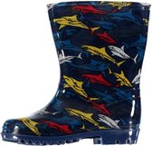 Xq Footwear Regenlaarzen Jongens Rubber Blauw/geel Maat 29