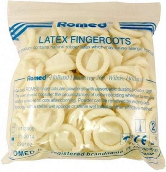 Emro Vingerlingen Latex Condooms - Large - 100 stuks