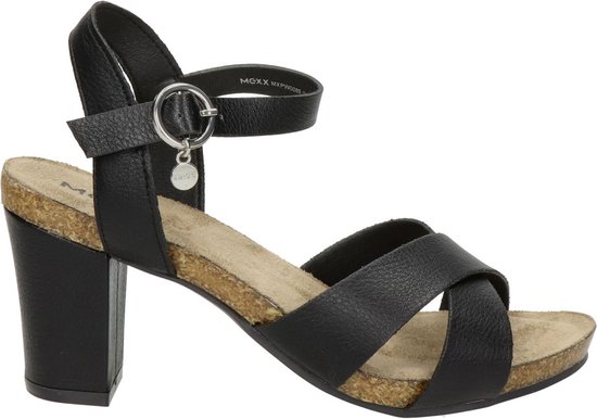 Mexx Elhin dames sandaal - Zwart - Maat 36 | bol.com