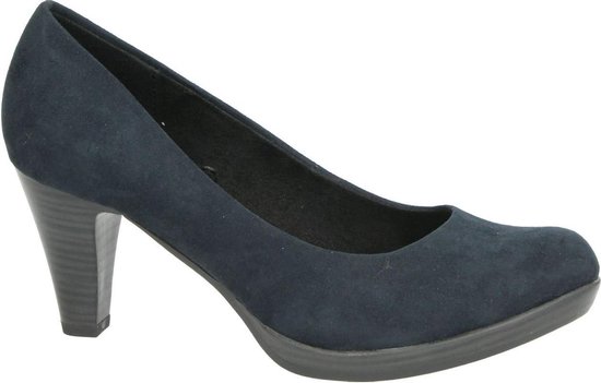 Marco Tozzi dames pump - Blauw - Maat 37 | bol.com
