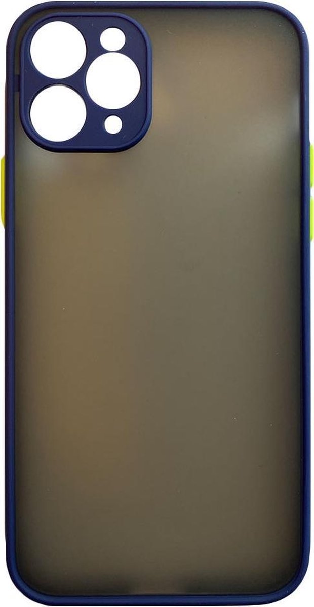 My Choice - Siliconen/Hardcase hoesje voor Apple iPhone 11 Pro Max - Navy