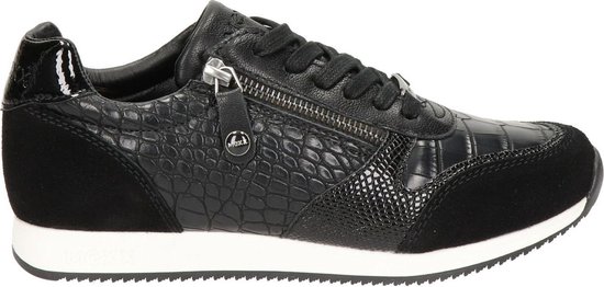 Mexx Dames Lage sneakers Federica - Zwart - Maat 37 | bol.com