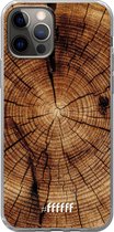 6F hoesje - geschikt voor iPhone 12 Pro - Transparant TPU Case - Tree Rings #ffffff