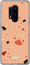 OnePlus 8 Pro Hoesje Transparant TPU Case - Terrazzo N°5 #ffffff