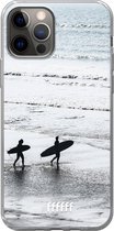 6F hoesje - geschikt voor iPhone 12 - Transparant TPU Case - Surfing #ffffff