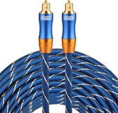 ETK Digital Toslink Optical kabel 25 meter / audio male to male / Optische kabel BLUE series - Blauw