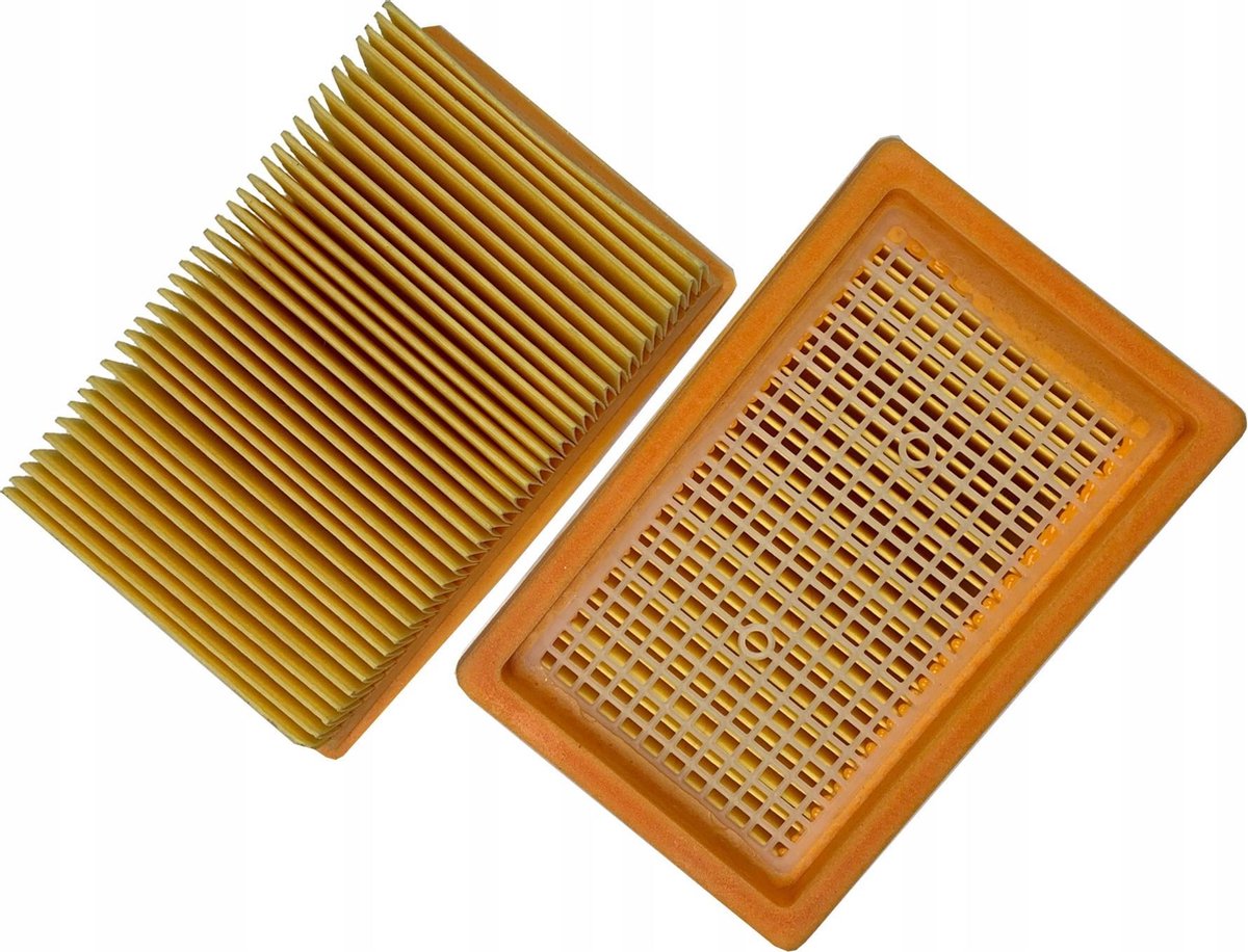 SQOON® Vlakfilter geschikt voor KÄRCHER (Kaercher, Karcher) WD 4/5/6 & MV-serie – Origineel nr. 2.863‑005.0 – Hoogwaardige kwaliteit