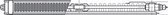 Radson ACC bovenbekleding t.b.v.paneelradiator lengte 1800mm radiatortype 11, wit