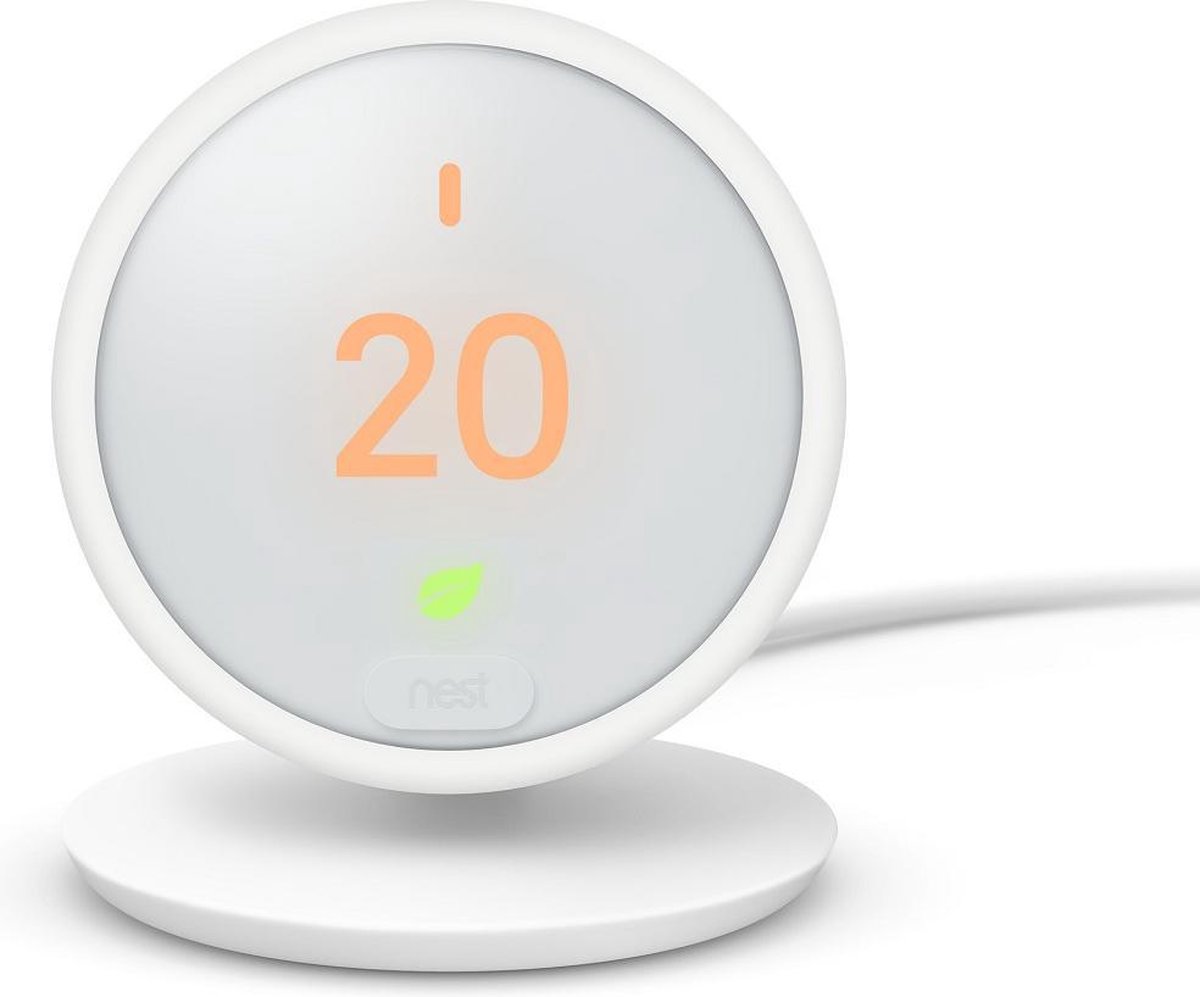 Sociale wetenschappen capaciteit Bedelen Google Nest Thermostat E - Slimme thermostaat | bol.com