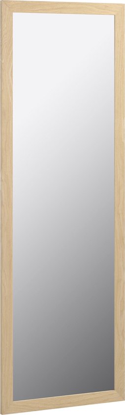 Kave Home - Miroir Nerina cadre large finition naturelle 52,5 x 152,5 cm