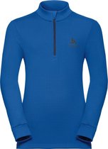 Odlo Midlayer 1/2 zip CARVE KIDS WARM BLAUW - Maat 104