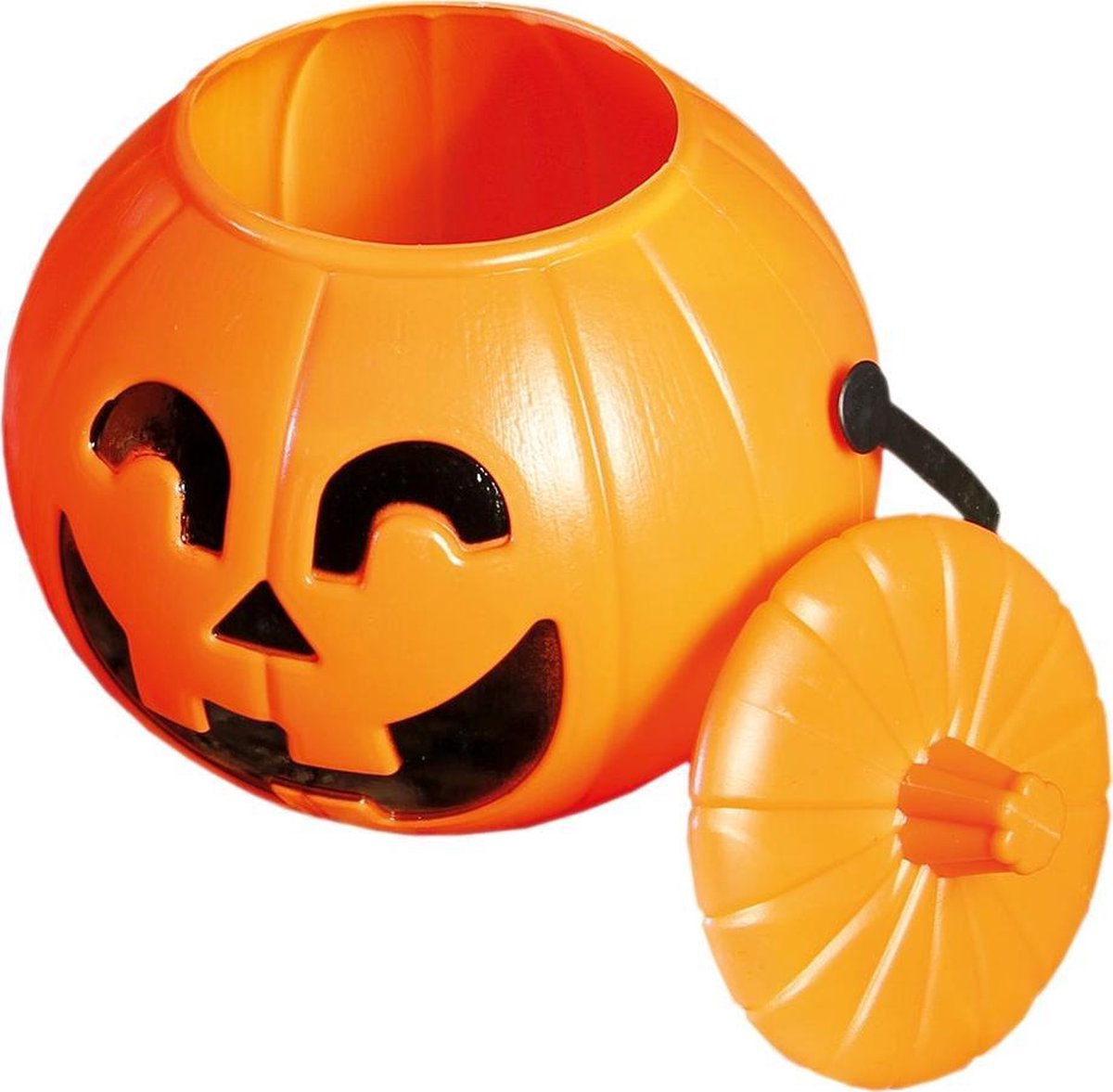 wiel Turbulentie Laboratorium Halloween Pompoen met Deksel 17cm | bol.com