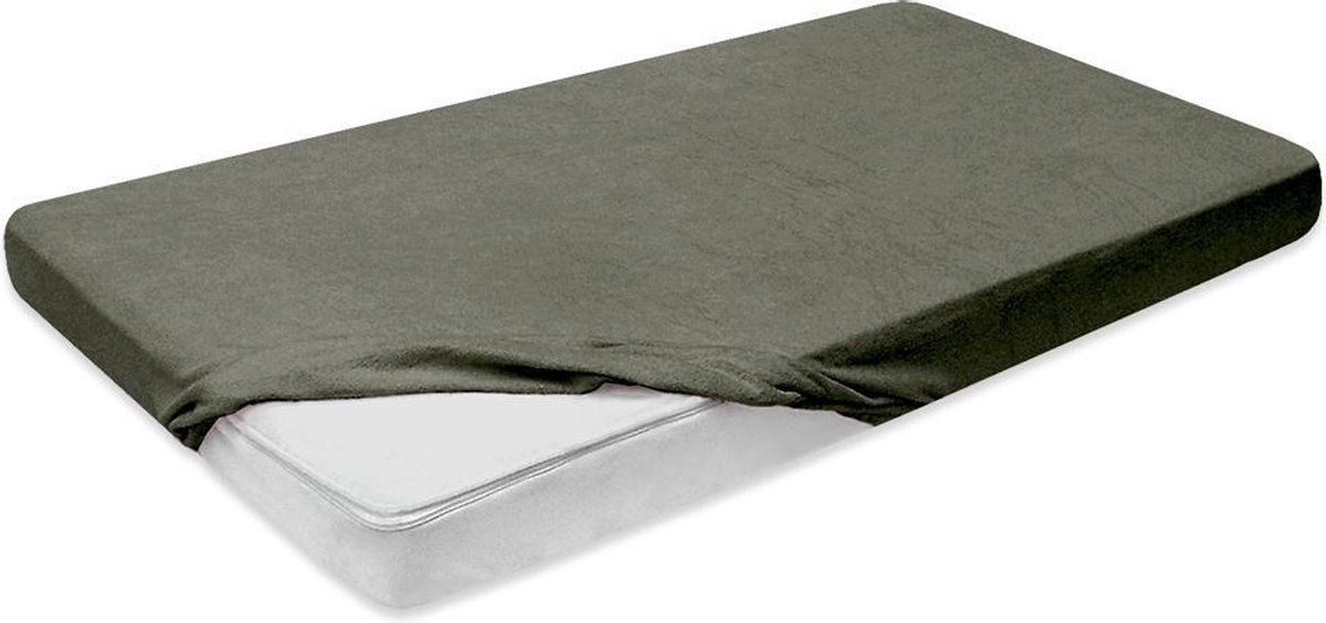 Terry  Matrashoes met rubberen band 90x200 cm