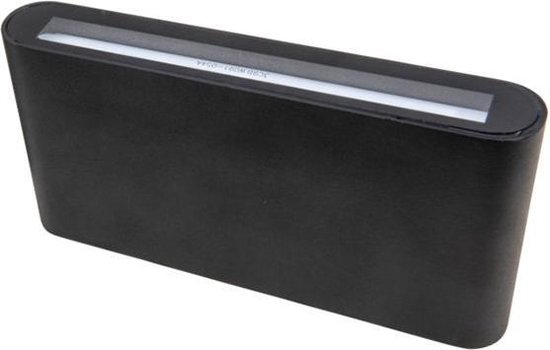 ronix Wall Lamp Up & Down - 12,9W / Zwart DIMBAAR